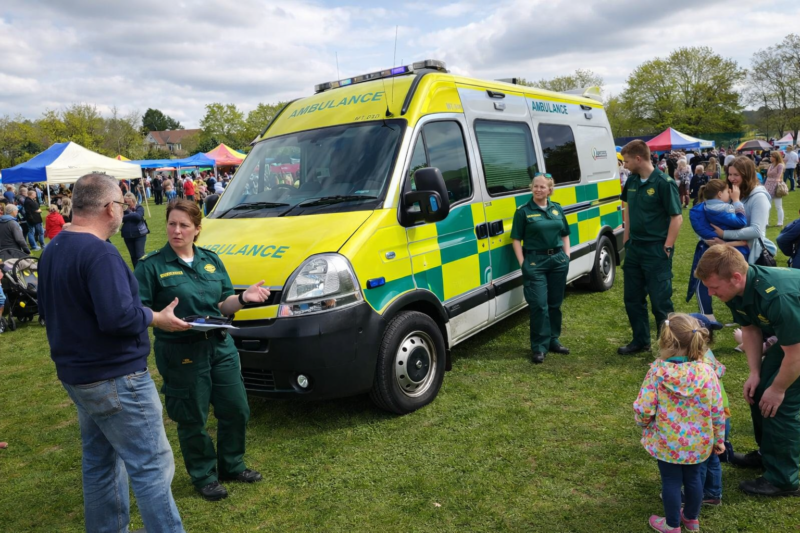 Mt010 Ambulance at event